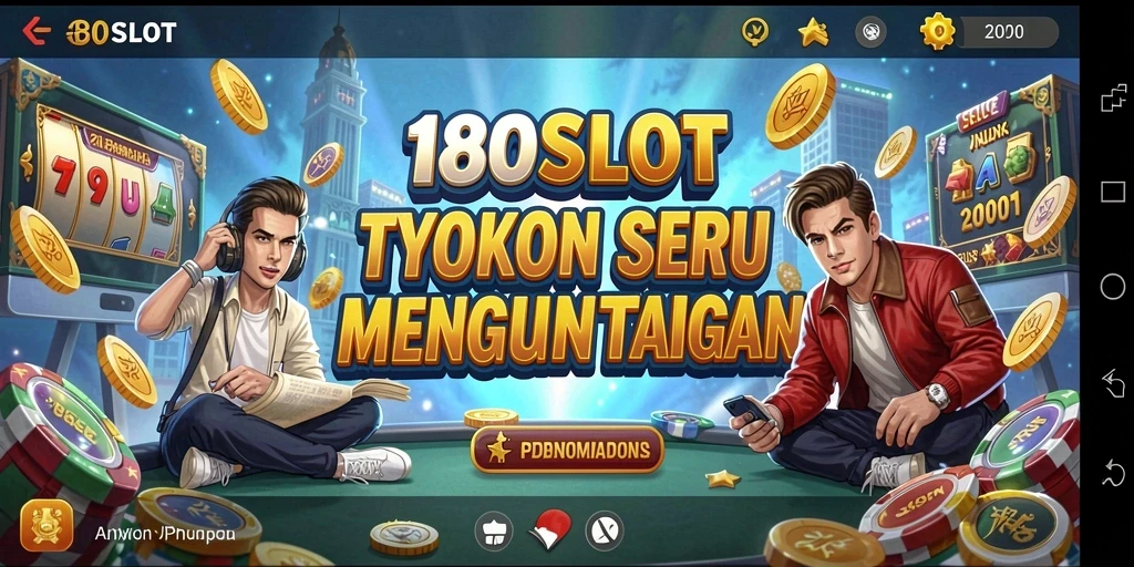 Tampilan gameplay seru 180SLOT dengan berbagai slot menarik.