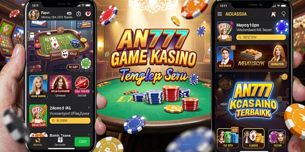 Tangkapan layar gameplay AN777 menampilkan suasana Kasino yang seru.