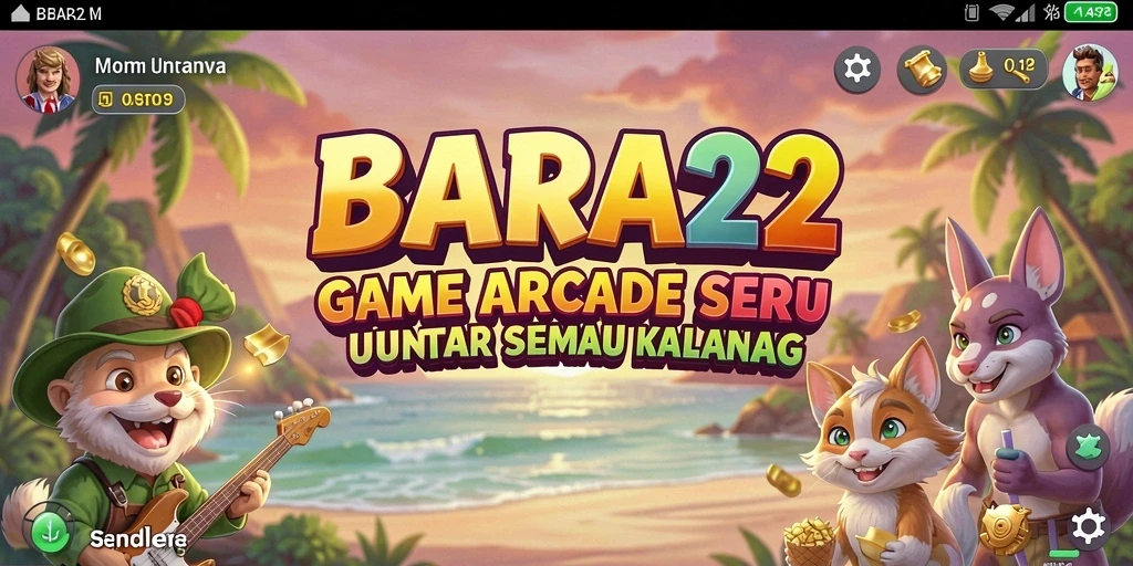 Tampilan gameplay seru dan menantang dari BARA22.