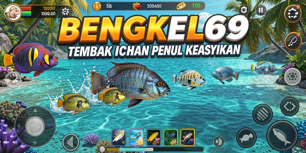 Tampilan menarik dari gameplay Tembak Ikan BENGKEL69 yang penuh aksi.