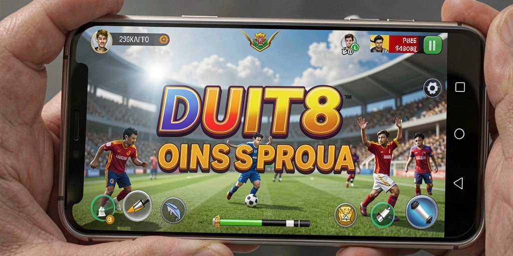 Menampilkan gameplay seru dari game olahraga DUIT8.