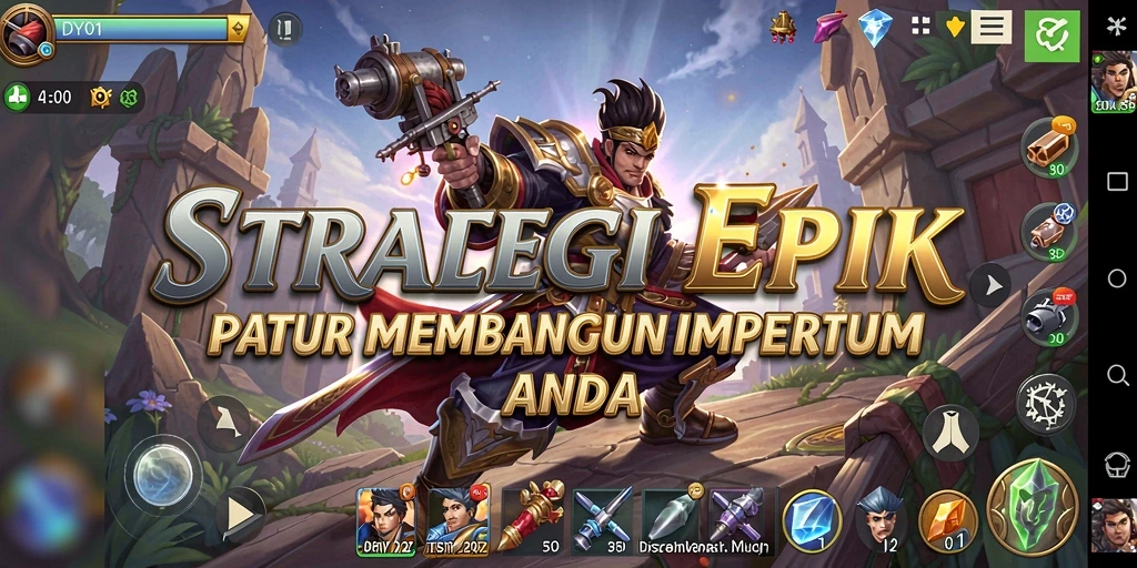 Gameplay DY01 yang seru dan penuh strategi dalam suasana kompetitif.