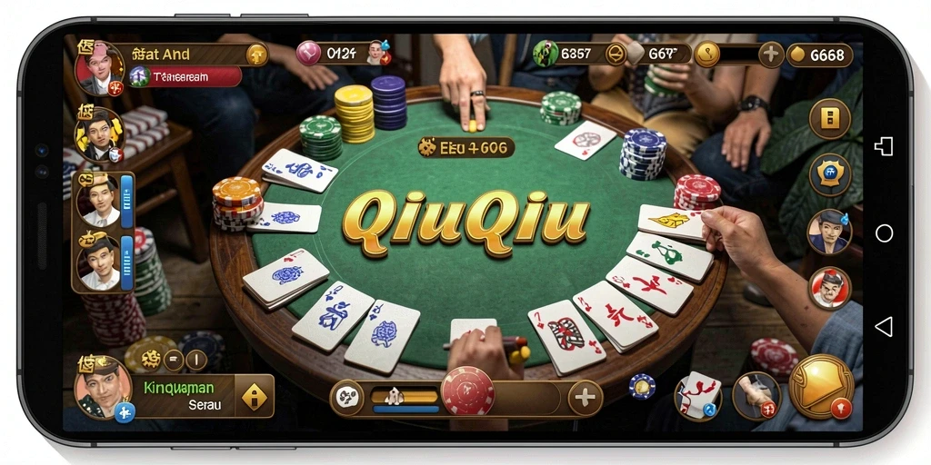 Tampilan gameplay QiuQiu yang menarik di G668.
