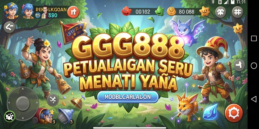Screenshot GGG888 menampilkan aksi mendebarkan dalam permainan petualangan.