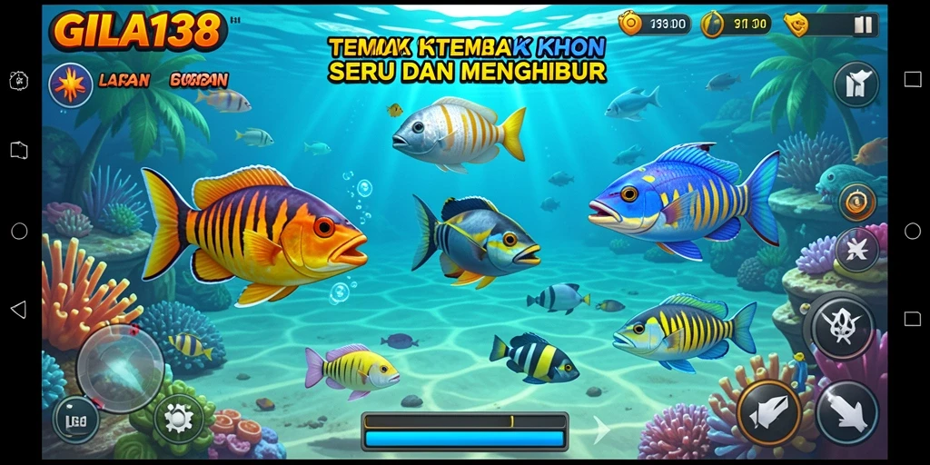 Screenshot GILA138 menampilkan aksi seru menembak ikan dengan grafis menawan.