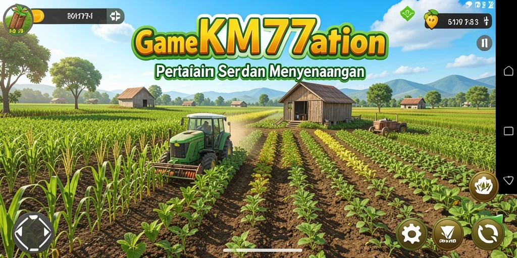 Tampilan menarik dari gameplay KM777 yang seru dan interaktif.
