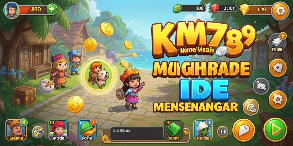 Screenshot gameplay menunjukkan aksi seru dalam game Idle KM789.
