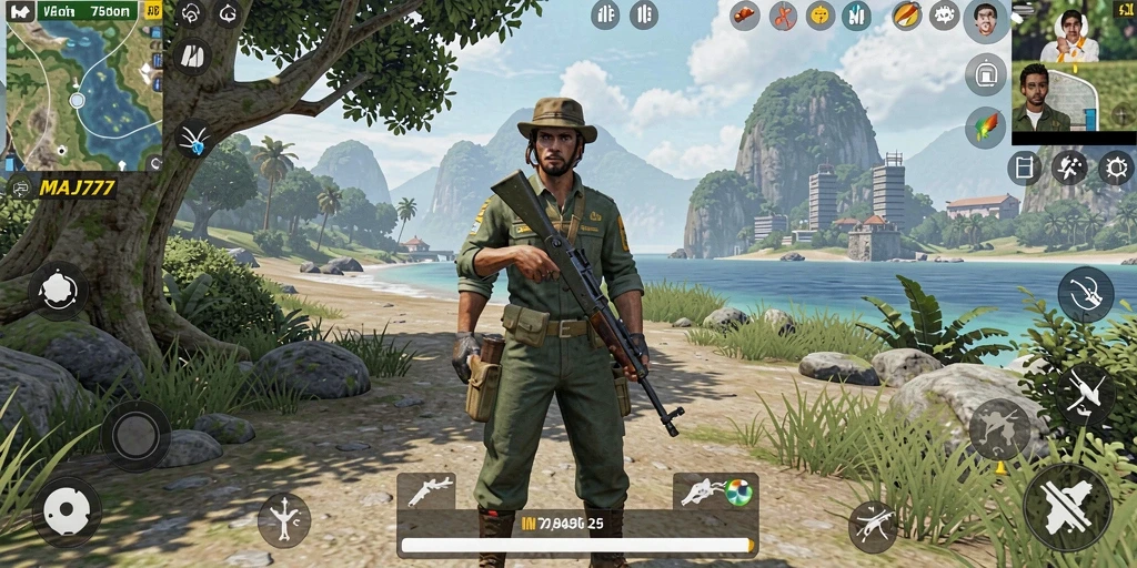 Tampilan gameplay MAJ777 yang memukau dalam dunia terbuka.