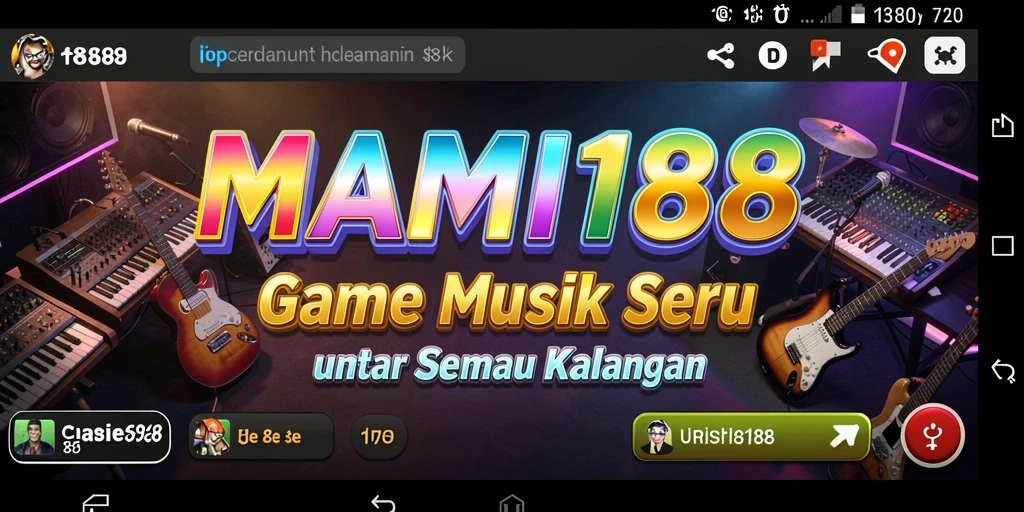 Gambaran gameplay MAMI188 dengan alunan musik yang seru.