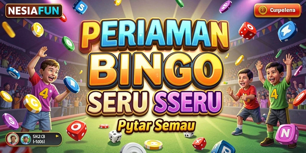 Screenshot gameplay NESIAFUN yang menunjukkan keseruan permainan Bingo.