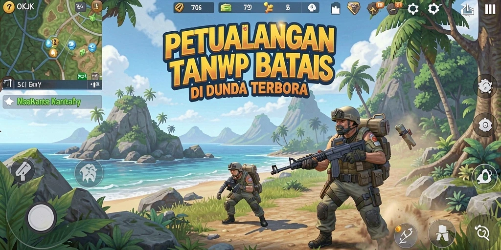 Tampilan gameplay yang menawan dalam dunia terbuka di OKJK.