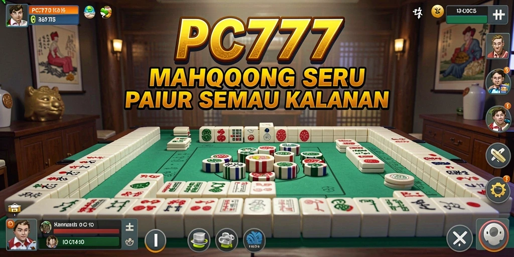 Screenshot gameplay PC777 menampilkan momen seru permainan Mahjong.