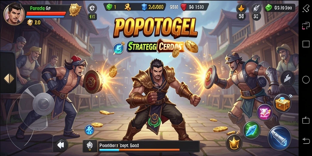 Tampilan gameplay POPOTOGEL yang menantang dan penuh strategi.