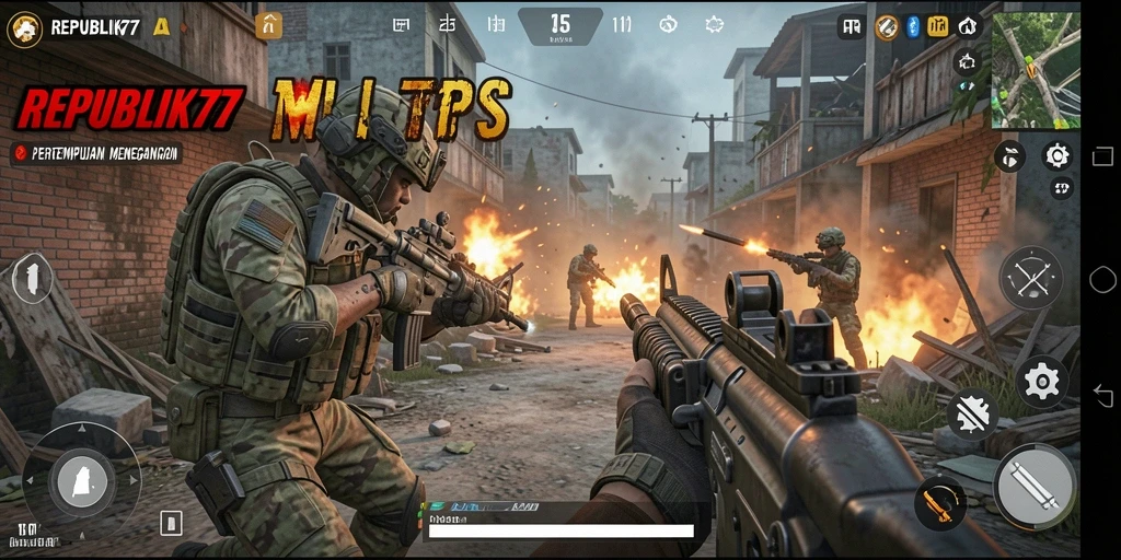 Tampilan menarik dari gameplay REPUBLIK77 dengan aksi mendebarkan.