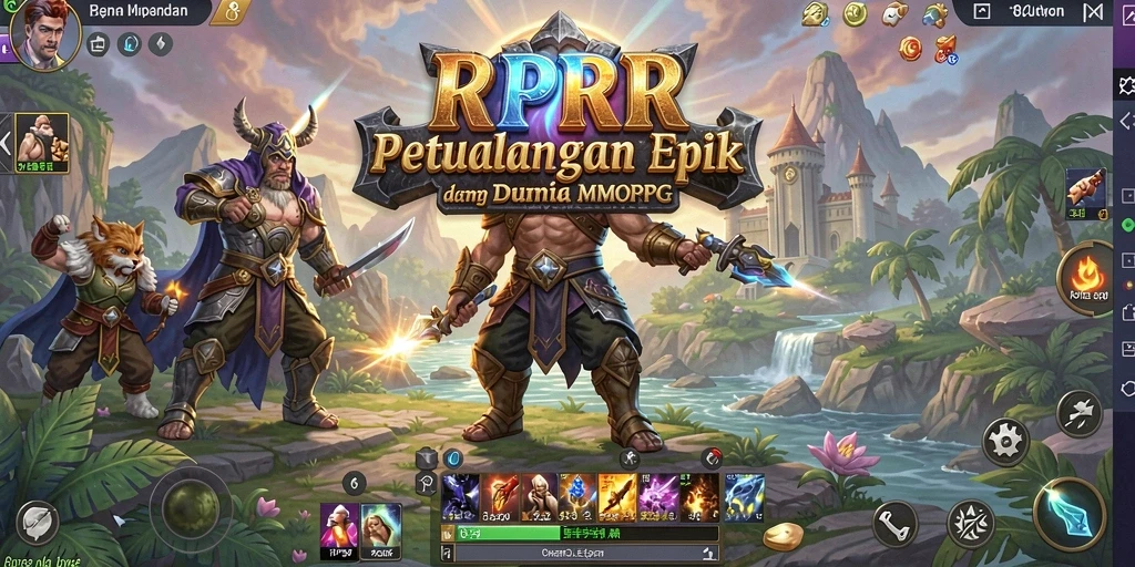 Gameplay menarik RPRR yang memukau dalam dunia MMORPG.