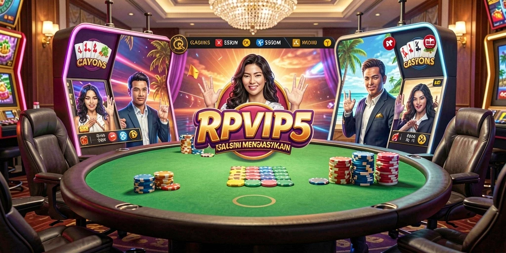Screenshot RPVIP5 menampilkan gameplay Kasino yang menarik dan penuh warna.