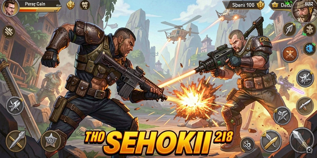 Tangkapan layar dari gameplay SEHOKI yang mendebarkan dan penuh aksi.